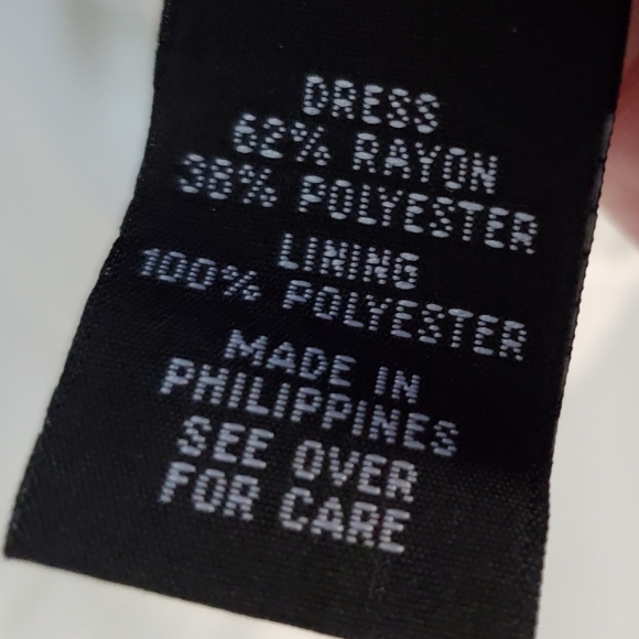 221- Iz Buyer Juniors' white sz 13 dress. straps see through lace under bodice - Picture 14 of 16